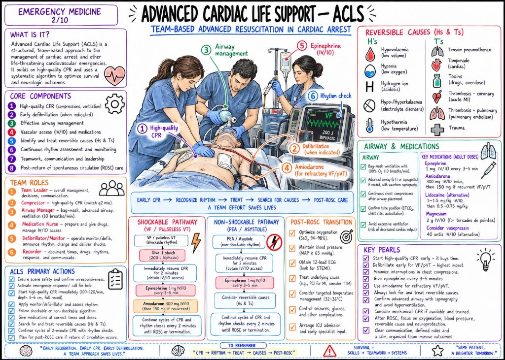04/10 Advanced Cardiac Life Support - ACLS: Team-Based Advanced Resuscitation
