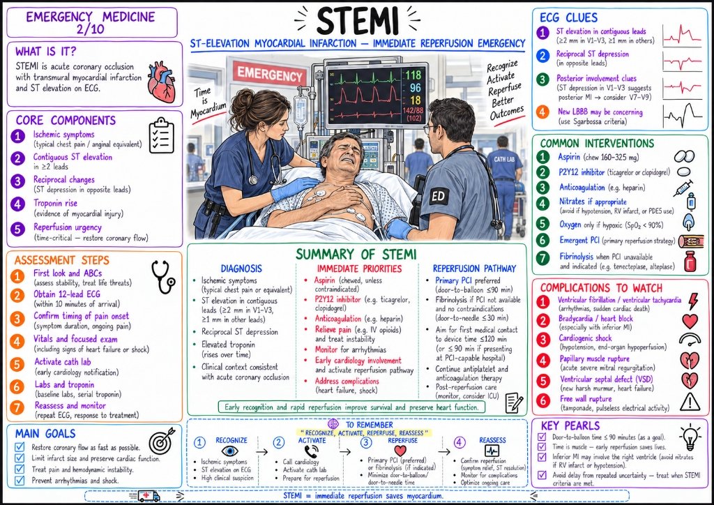 STEMI: Immediate Reperfusion Emergency Protocol