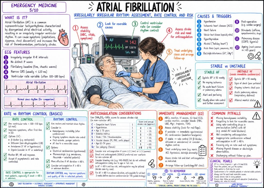 Atrial Fibrillation: Irregularly Irregular Rhythm Assessment