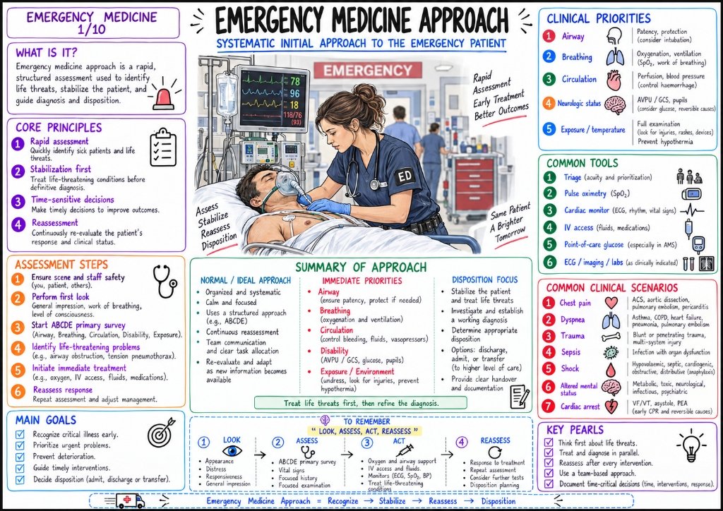 01/10 Emergency Medicine Approach: Systematic Initial Approach to the Emergency Patient